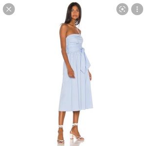 Song of style Loki strapless midi dress